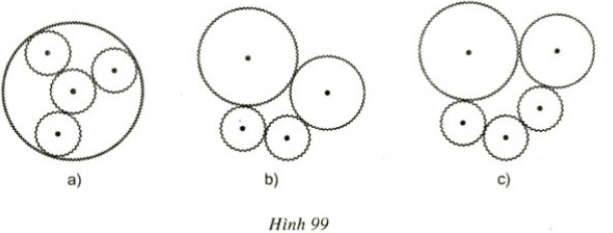 Giải toán vị trí tương đối của hai đường tròn 