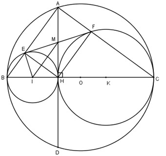 Giải toán 9 hình học ôn tập chương 2