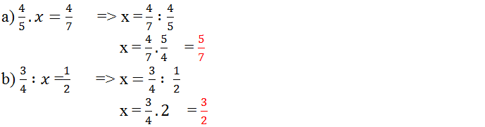 Phép chia phân số toán lớp 6 tập 2
