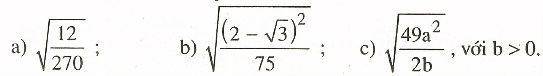đơn giản biểu thức chứa căn thức bậc hai 9