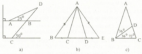 Luyện tập các dạng toán về tam giác cân 