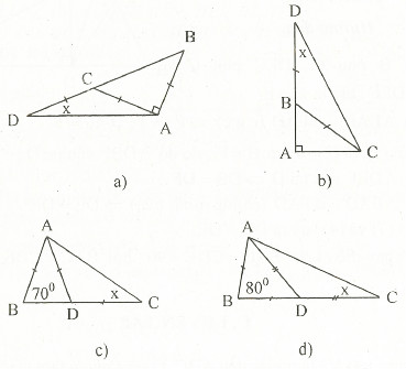 Luyện tập về tam giác cân - Các dạng toán và phương pháp giải toán 7 tập 1  