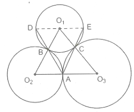 Bài tập Vị trí tương đối của hai đường tròn