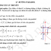 Đường Parabol - Chuyên đề Hình học 10