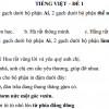 Bài tập ôn hè môn Toán, Tiếng Việt lớp 1